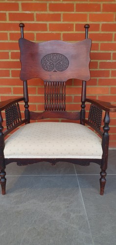 Antique low seated arm nursing - antique,