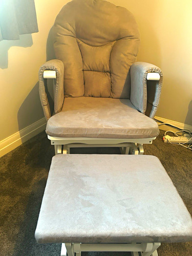 Obaby grey upholstered nursing - grey,