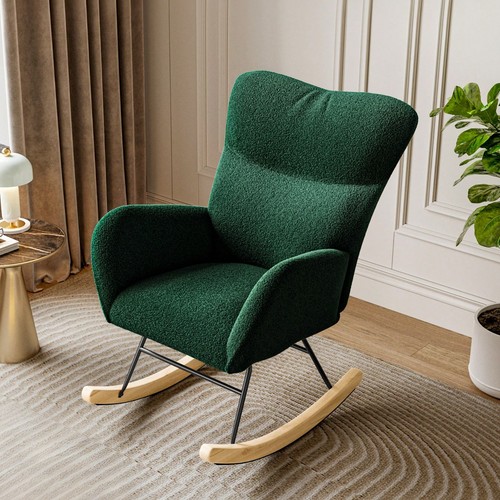 Teddy boucle rocking chair - rocking,