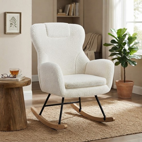 Elegant ivory modern rocking - elegant,