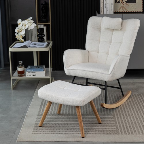 Soft rocking chair with - rocking,