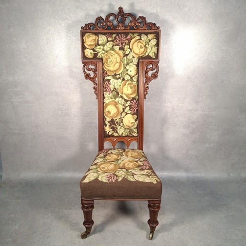 Antique victorian prie dieu - victorian,