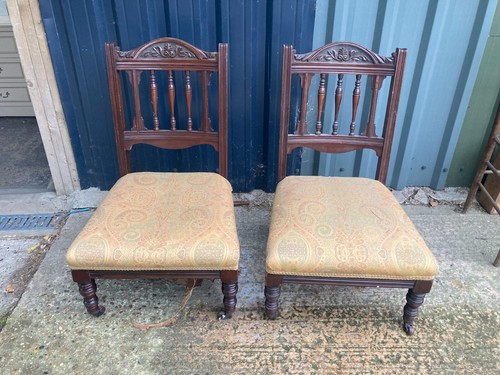 Armless low sprung chairs 2 - armless,