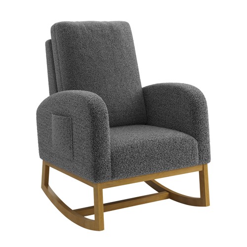 Bouclé baby rocking chair - bouclé,