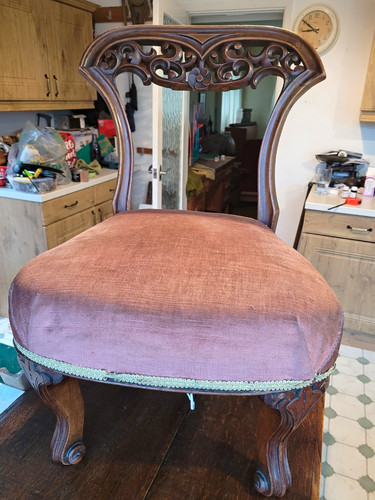 Victorian nursing chair - victorian,