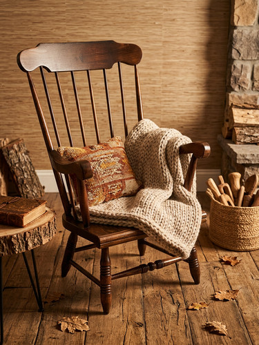 Vintage spindle back low - spindle,
