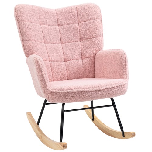 Homcom modern wingback - homcom, glider