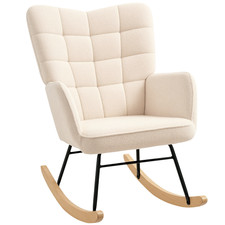 HOMCOM Wingback Rocking Chair
