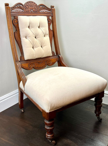 Victorian carved walnut - victorian,